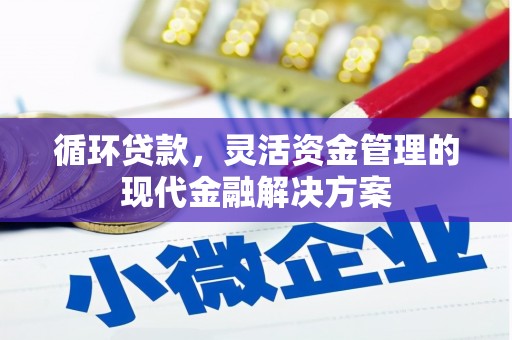 静乐循环贷款，灵活资金管理的现代金融解决方案