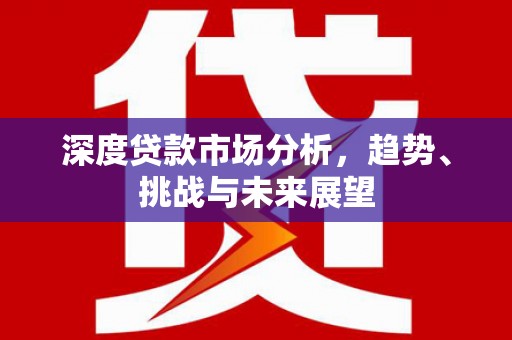 静乐深度贷款市场分析，趋势、挑战与未来展望