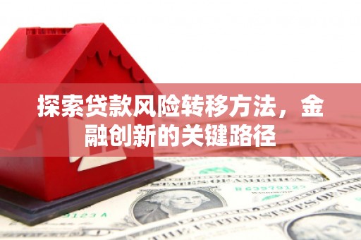 静乐探索贷款风险转移方法，金融创新的关键路径