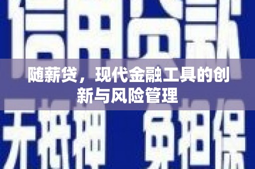静乐随薪贷，现代金融工具的创新与风险管理
