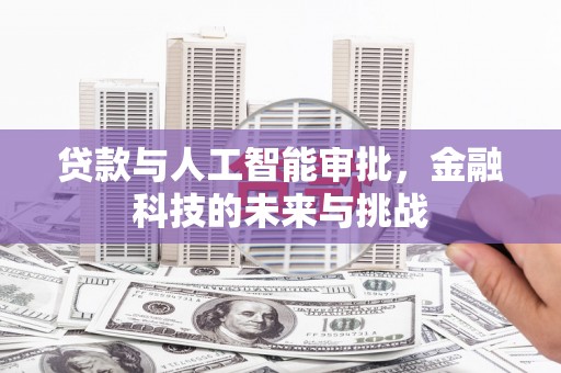 静乐贷款与人工智能审批，金融科技的未来与挑战