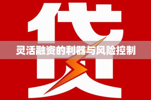 静乐灵活融资的利器与风险控制