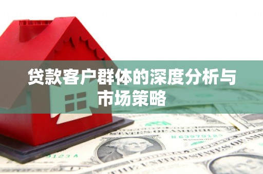静乐贷款客户群体的深度分析与市场策略
