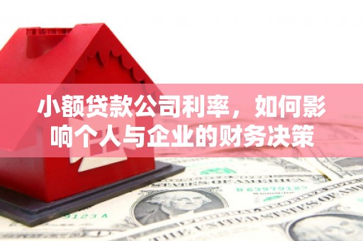 静乐小额贷款公司利率，如何影响个人与企业的财务决策