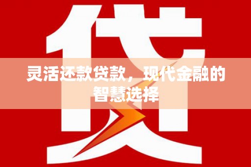 静乐灵活还款贷款，现代金融的智慧选择