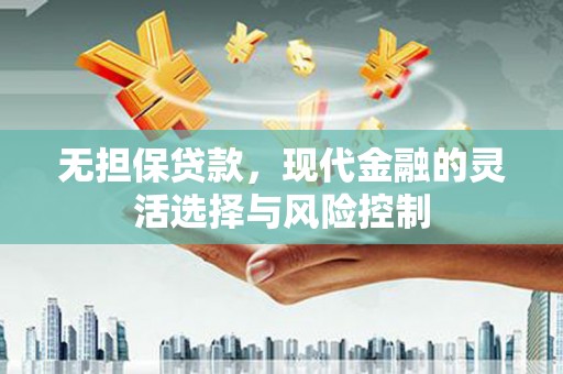 静乐无担保贷款，现代金融的灵活选择与风险控制