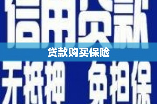 静乐贷款购买保险
