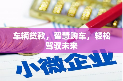 静乐车辆贷款，智慧购车，轻松驾驭未来