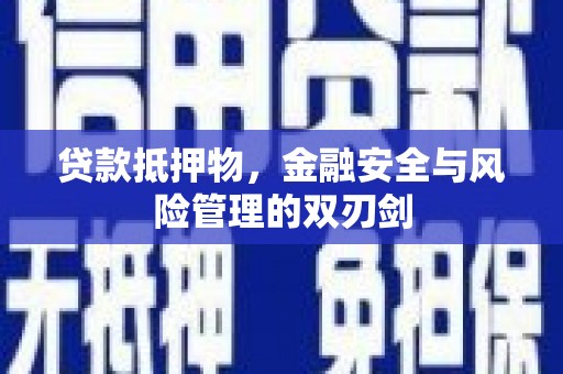 静乐贷款抵押物，金融安全与风险管理的双刃剑