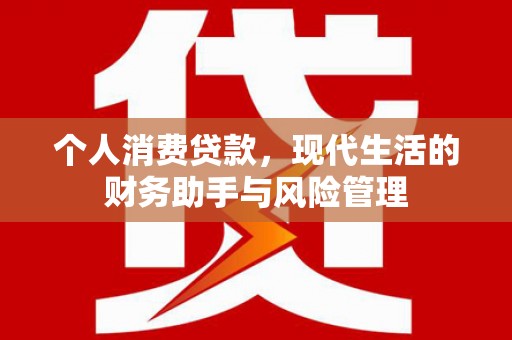 静乐个人消费贷款，现代生活的财务助手与风险管理